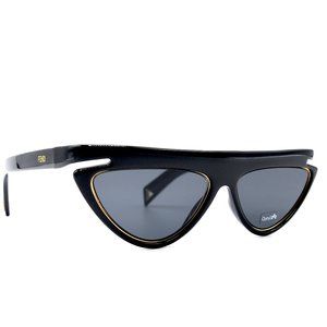 NEW FENDI FF0383/S BLACK GOLD AUTHENTIC SUNGLASSES
